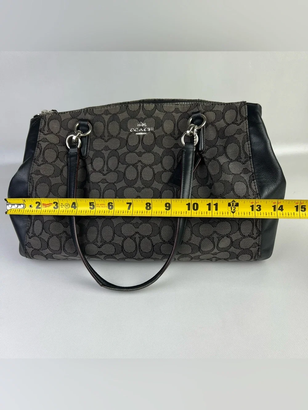 Coach Signature Shoulder Bag Satchel Handbag Purse